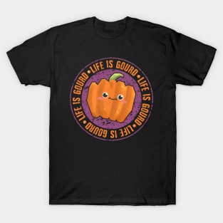 Life Is Gourd - Cute Pumpkin Pun T-Shirt